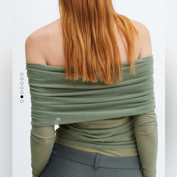 NWT Mango Mesh Top - Picture 3 of 7